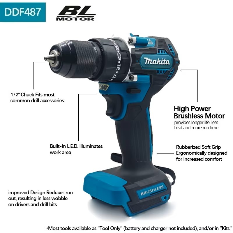 Makita 18V LXT ®   Литий-ионны – обзор и цена Makita Drill Ddf484